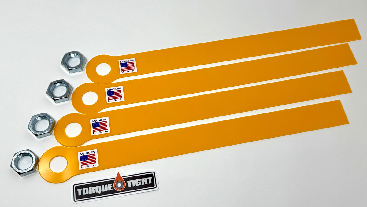 4-Pack Skid-Stopper Trailer Wheel Skid Indicators with M22x1.5 Jam Nuts