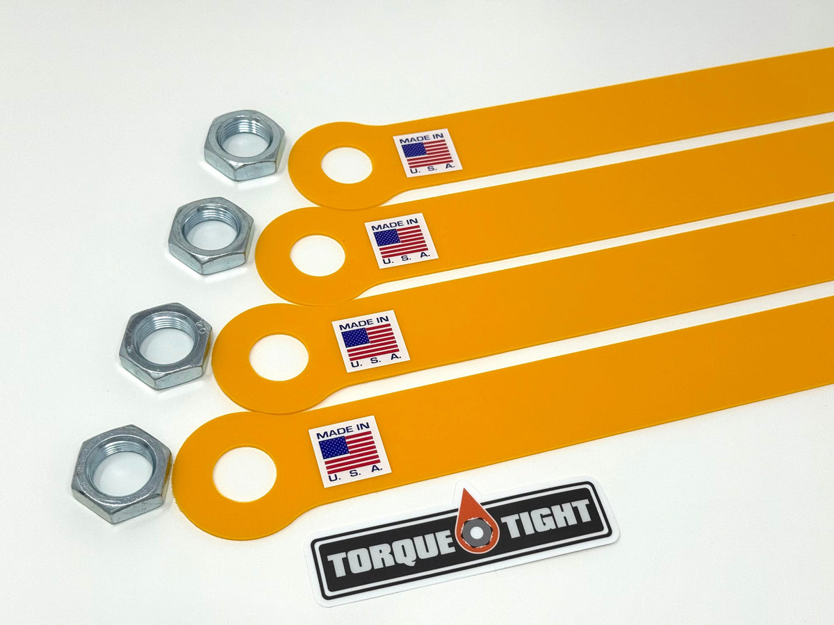 4-Pack Skid-Stopper Trailer Wheel Skid Indicators with M22x1.5 Jam Nuts