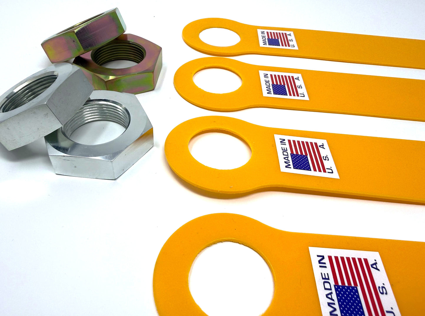 Budd Wheel Skid-Stopper Trailer Wheel Skid Indicators with 1-1/8" LH/RH Jam Nuts