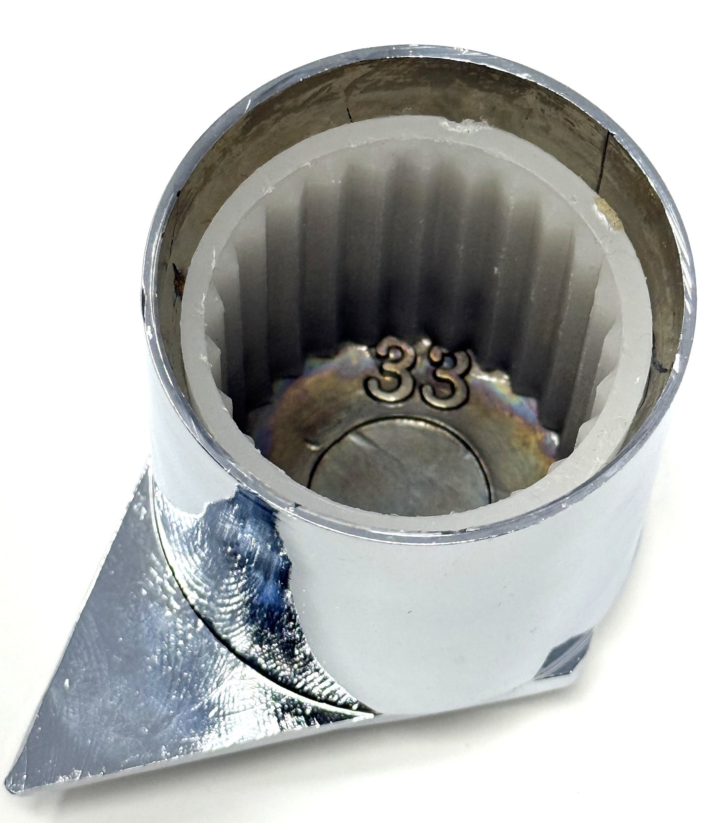 Chrome Lug Nut Indicators with Dust Cap | 33mm | 10-Pack