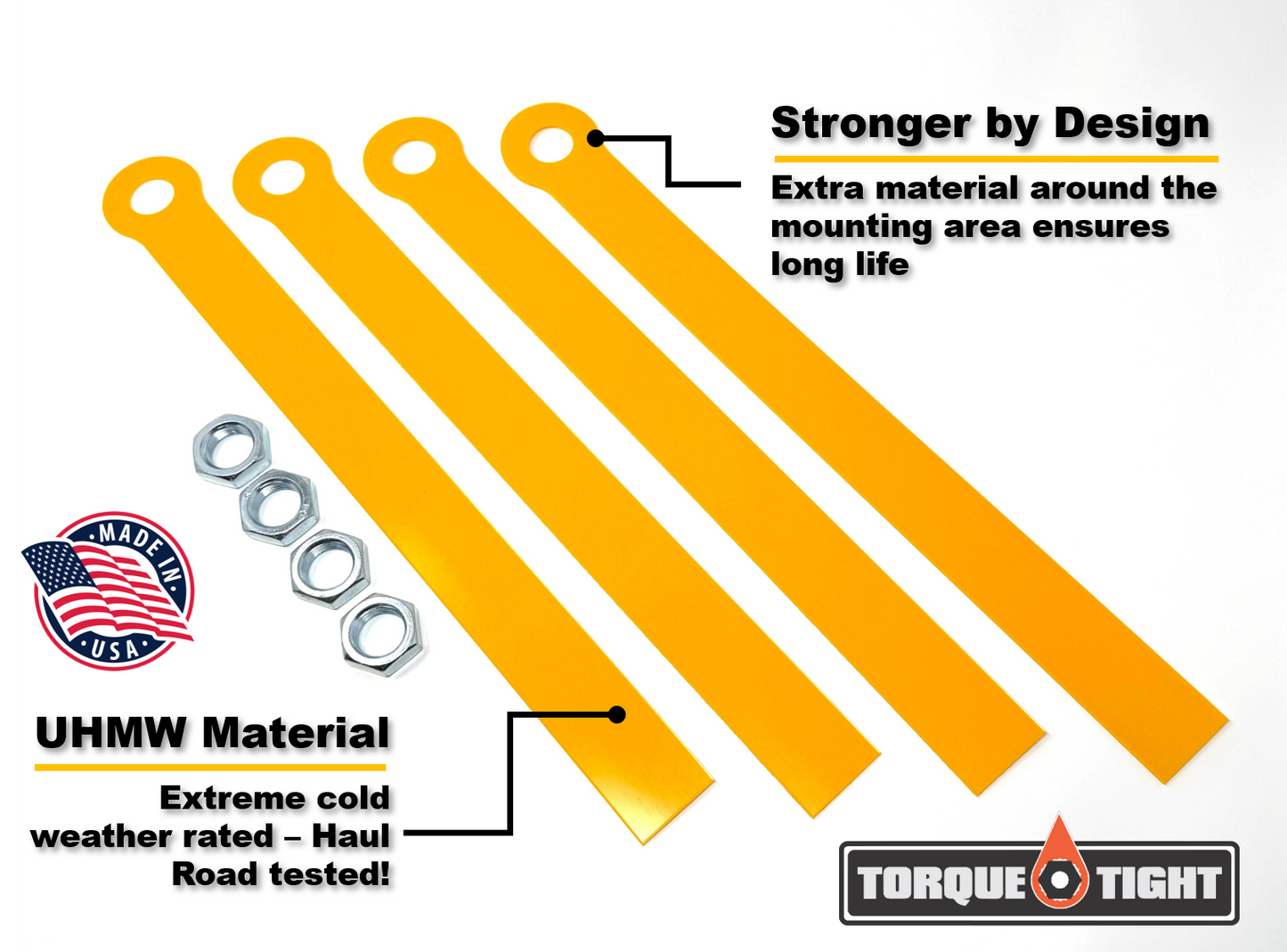 Skid-Stopper Trailer Wheel Skid Indicators with M22x1.5 Jam Nuts